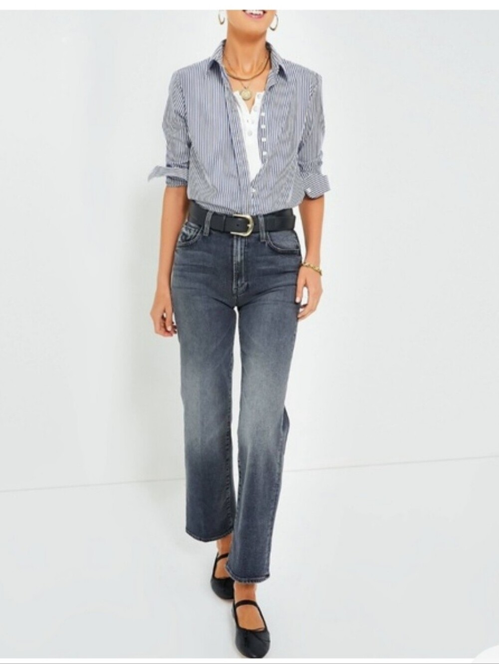 MOTHER Denim - Rambler Zip Flood in Outta Sight